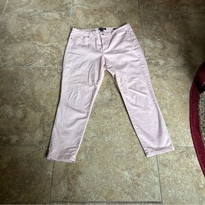 Nine West Light Pink Gramercy Skinny Crop Pants - NO OFFER REFUSED